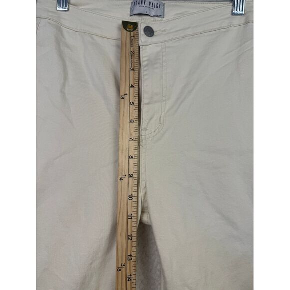 Flare Jeans Bell Bottoms Blank Paige Cream Size Large Stretch‎ - Picture 4 of 7
